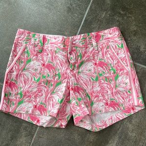 Lilly Pulitzer Flamingo Callahan Shorts